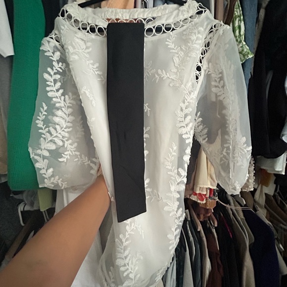 Zimmermann  Winsome Cinch Vine bow silk lace - Picture 5 of 5